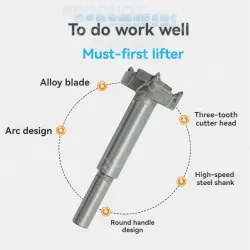 Woodworking hole opener 100mm