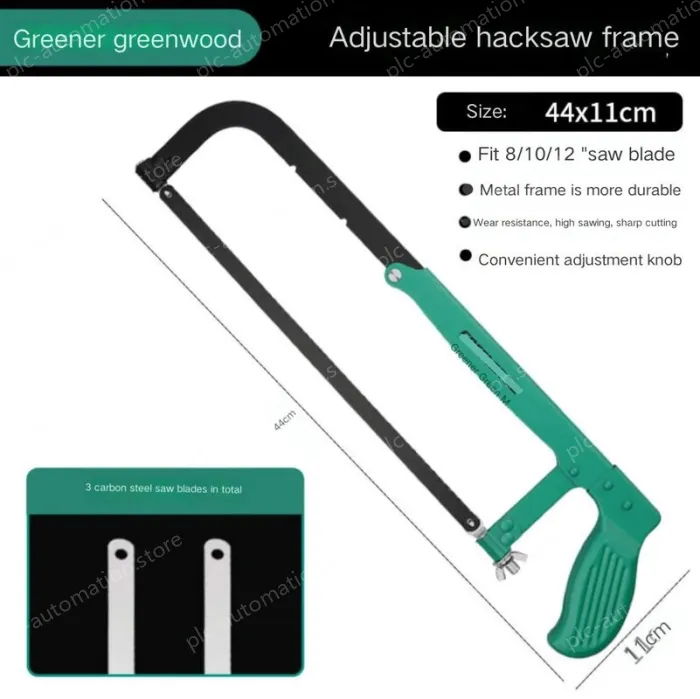 8/10/12 Adjustable Hacksaw Stand Contains 3 carbon hacksaw blades
