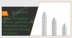 Flathead Cross M8*25