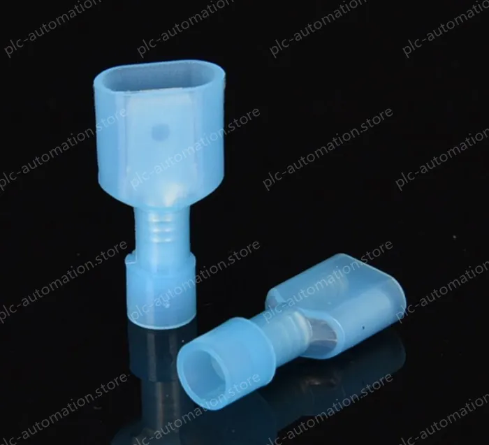 FDFN2-250(Blue male and female)Fully insulated terminal with cold crimp termination