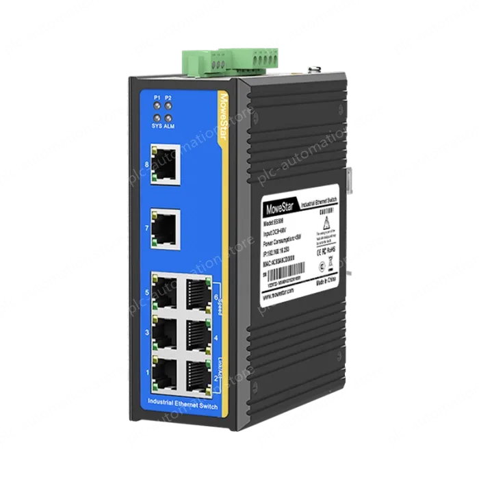8 Ports 10/100M T(x) Din-Rail Managed Industrial Ethernet Switch