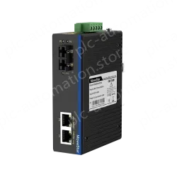 1 Port 100M F(x) + 2 Ports 10/100M T(x) Din Rail Industrial media converter