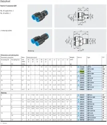 Push-in fitting QSY-6(FESTO)