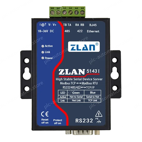 ZLAN5143I Full-isolation Serial Device Server