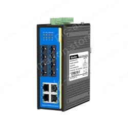 [100 Gigabit 4 Optical 4 Electrical] Ring Network Management Industrial Switch