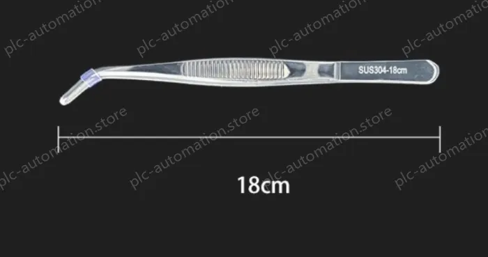 Stainless steel tweezers Curved round head (304 models) 18cm