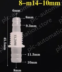 8-M14-10-Feed-through plastic connectors