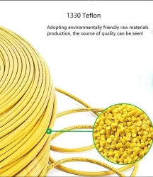 Teflon Wire Cable 26AWG White 7cores