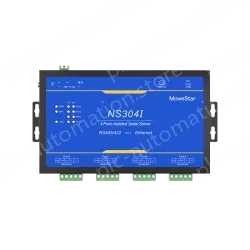 4 Ports RS485/422 Serial to 100M Ethernet Opto-isolated Server