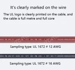 Transformer Cable 26AWG Black