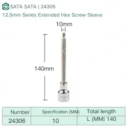 Dafei 10mm with a total length of 140mm-24306