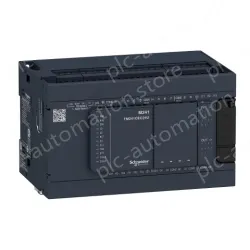 TM241C24R logic controller, Modicon M241, 24 IO, relay
