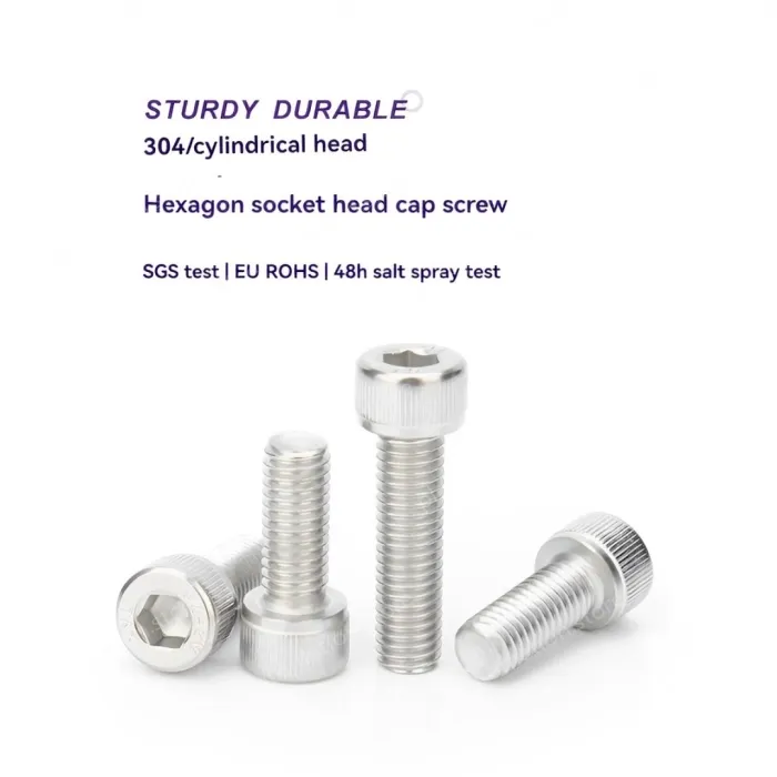 Cylindrical head hexagon socket screws M2*4