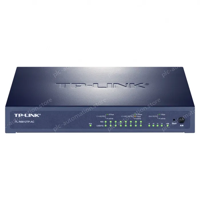 8 SFP+ fiber expansion ports 10 Gigabit PoE· AC Optoelectronic All-in-One VPN Router