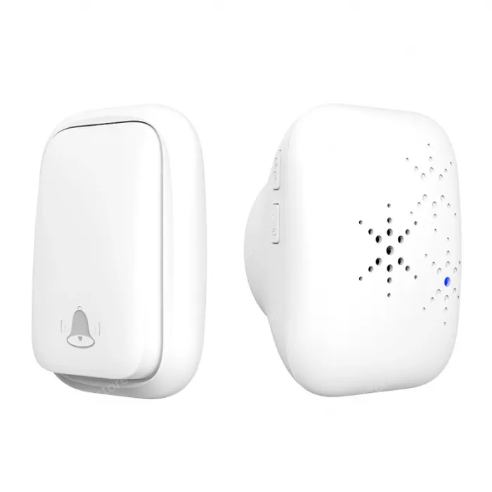 Battery free self generating wireless doorbell for home use, waterproof one to two smart doorbell, remote elderly caller