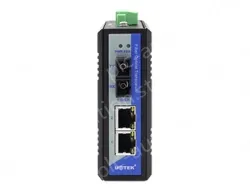 UOTEK 2 10/100/1000Base-T Ethernet ports and 1 1000Base- X optical port Network Fiber Optic Transceiver