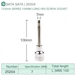 Dafei 7mm with a total length of 100mm-25204