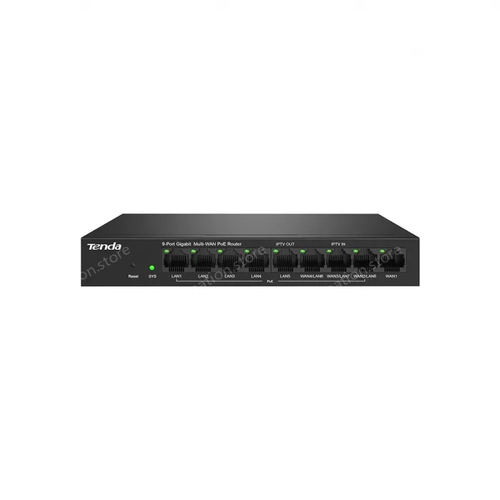 9 Port Gigabit Ethernet PoE Router