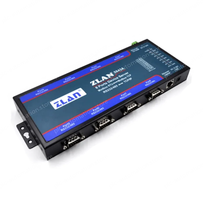 8 RS232 serial ports, 8 RS485 serial ports Serial Device Server