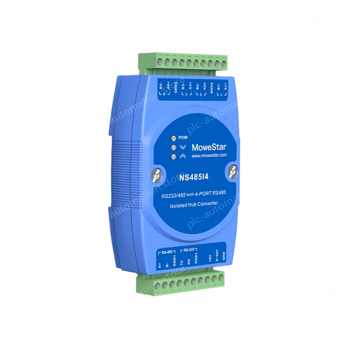1 Port RS232/485 To 4 Ports RS485 Passive Isolated HUB