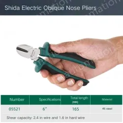 6 inch diagonal pliers 05521