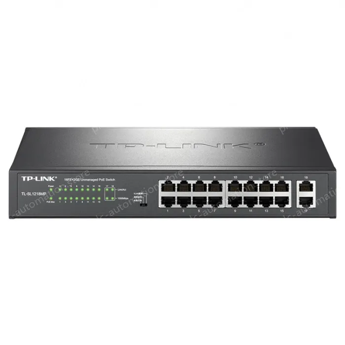 18 port Gigabit uplink Ethernet PoE switches