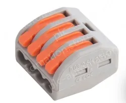 The terminal block is high-power, PCT snap-and-crimp, ULTUV assembly, and the dome is fastened quickly Speed wire connectors