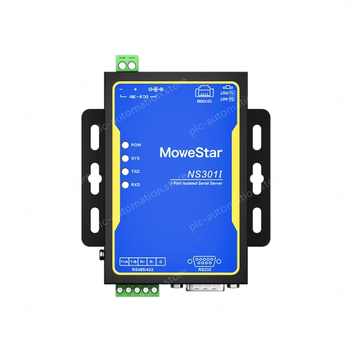 1 Port RS232/485/422 Serial to 100M Ethernet Opto-isolated Server