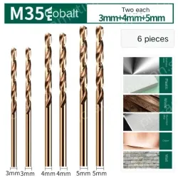 3mm, 4mm, 5mm each