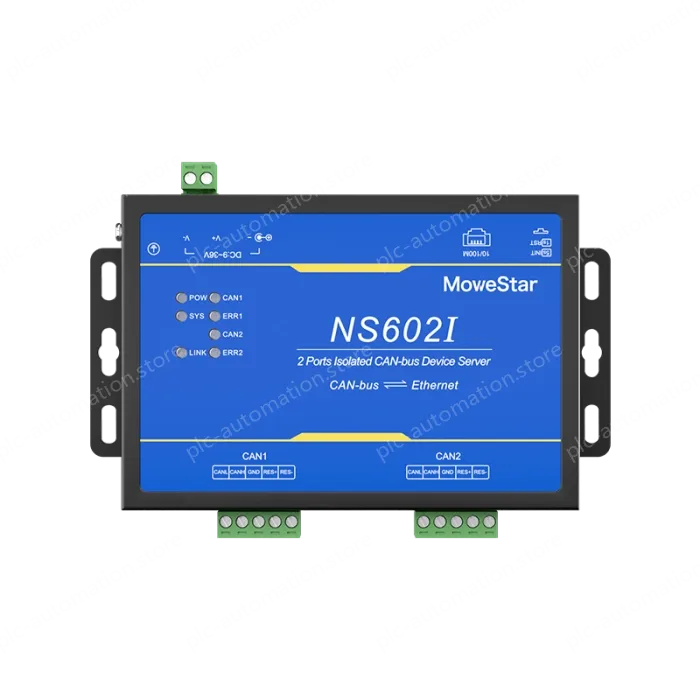 2 Ports CAN-bus To Ethernet Opto-isolated Wall-mounted Ethernet CAN-bus Server
