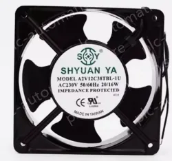 AC axial fan A2V12C38TBL-IU 230V AC 2.8 m&sup3;/min（97 CFM）