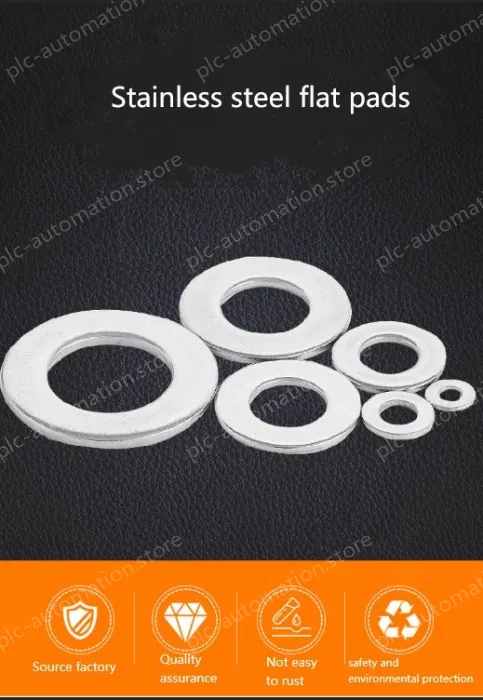 Gasket metal round flat gasket washer with hole five gold washer meson fastening washer