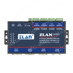 4 RS232 serial ports and 4 RS422/485 serial ports Serial Device Server