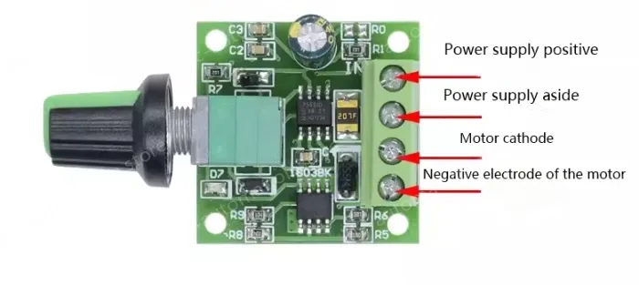 PWM DC motor governor DC2.2-12V speed regulation module