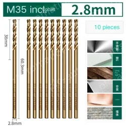 CONTAINS 2.8MM COBALT 10 STICKS