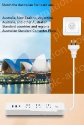 Australia Master switch 6-plug Full length 3m