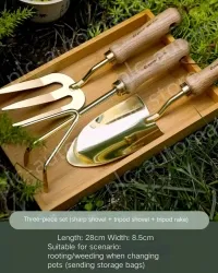 Cocoa Tea Gold High-value gardening three-piece set