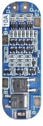 Lithium battery overcharge, overdischarge, overcurrent, short-circuit charging protection board 12V 10A