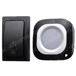 Wireless home self generating, battery free, intelligent long-distance electronic remote control, waterproof AC door calling device