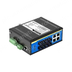 [100 Gigabit 4 Optical 4 Electrical] Ring Network Management Industrial Switch