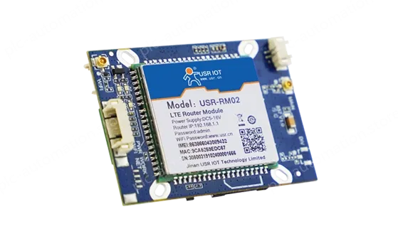 Single-network port 4G wireless router module