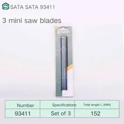 93411/3 Piece Mini Saw Blade 6"