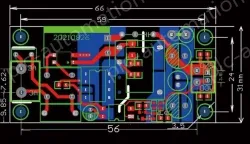 Small, safe isolated, regulated power supply switching power supply module 5V 1A Vertical pins