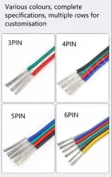 LED light connecting cable 16AWG*6 and (26/0.14TS)