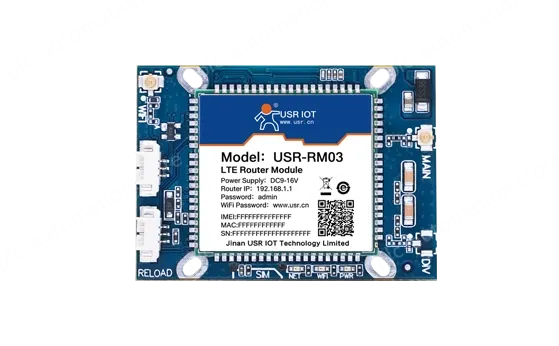 Dual-network port 4G wireless router module