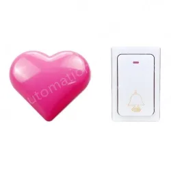 Wireless remote control doorbell, home spontaneous electric flash doorbell, elderly and disabled caller