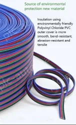 LED light connecting cable 18AWG*8 and (34/0.178TS)
