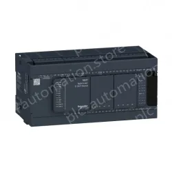TM241C40T logic controller, Modicon M241, 40 IO, transistor, PNP