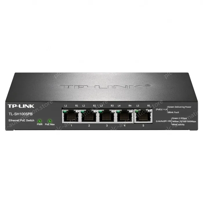 5 x 2.5G/1G adaptive RJ45 ports 2.5G Ethernet PoE switch