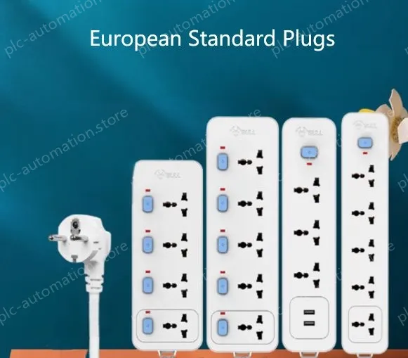 European Standard master switch 3 socket